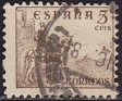 Spain 1937 Cid & Isabella 5 CTS Sepia Edifil 816B. 816b u. Uploaded by susofe
